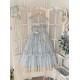 Urtto Lemon Sparkling Water Tiered Long JSK(Pre-Order/2 Colours/Full Payment Without Shipping)